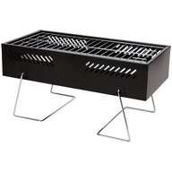 Grill węglowy BBQ Time 44,5 x 21 cm Węgiel do grilla CasusGrill 1 kg Zestaw