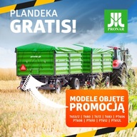 Przyczepa Rolnicza Dwuosiowa Tandem Paletowa PRONAR 6t 8t 10t 12t 14t
