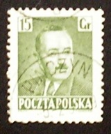 Polska > Datownik "Pinczyn" z dnia 05.02.1952 r. - na znaczku Fi 535