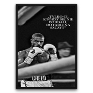 Plakat motywacyjny 40x50 cm Tylko Ci, którzy się nie poddali, dotarli