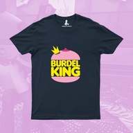 T-shirt Koszulka BURDEL KING (burger, cycek)
