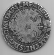 SREBRNY TALAR Hamburg 1619 - Maciej Habsburg - 27,85g - RZADKI