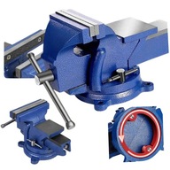 IMADŁO ŚLUSARSKIE 125 MM OBROTOWE Z KOWADŁEM SOLIDNE IMADŁO STOŁOWE ŚCISK