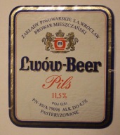 ETYKIETA - BROWAR MIESZCZAŃSKI - WROCŁAW - Lwów - Beer Pils