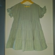 Shein sukienka falbany 122/128