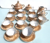 Serwis kawowy design 31 szt. filiżanki,spodki,mlecznik, Wałbrzych, Tułowice