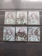 1887 ANGLIA - 6 x Mi. 89 kas.