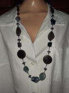 Naszyjnik Korale Kolia Kamienie 80 cm nowy