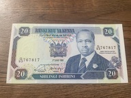 Kenia - 20 szylingów - 1991 - UNC