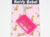 RETRO REBEL wisiorek KASETA vintage retro 90s RR16