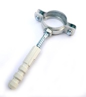 OBEJMA RUR UCHWYT śruba i kołek 1" 32 - 37 mm