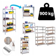 Regał magazynowy metalowy Humberg 222x110x50cm 6 półek 900kg HR-815