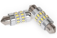 ŻARÓWKA RURKOWA C5W CANBUS 24 SMD 3014 BIAŁA 36MM