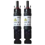 ZŁĄCZE KONEKTOR DIODA 30A MC4 DC 1000V 2SZT