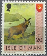 Wielka Brytania Man stary znaczek (7/5