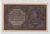 1000 MAREK POLSKICH Polska 1919 II SERJA N super stan