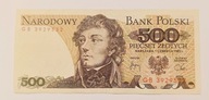 500 ZŁOTYCH 1982 seria GB 392...