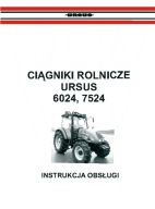 Ursus 6024, 7524 - instrukcja obsługi kołowyxh ciągników rolniczych
