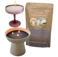 Wosk Piasek Zapachowy +25 Knotów do Robienia Świec Świeca Sypana BLACK