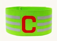 Opaska Kapitana Zielona Regulowana Uniwersalna | Piłka Nożna Sport