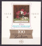 1968 Rumunia Stefan Luchian Mi blok 66 **
