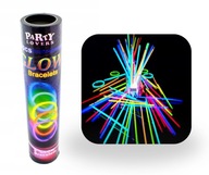 Pałeczki Świecące 100 szt. Opaski Fluo Bransoletki Ciemności Sylwester 2026