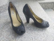 ASH nr 37 eleganckie luksusowe platformy skóra nowe