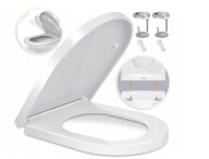 Deska sedesowa Kesser duroplast wolnoopadająca antybakteryjna biała