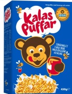 KALASPUFFAR 450g Honey Monster PŁATKI ŚNIADANIOWE miodeowe SZWEDZKIE
