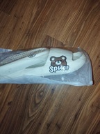 LEKKIE KLAPKI GUMOWE BASENOWE PLAŻOWE MISIE BIAŁE 36/