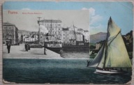 Fiume Molo Piazza Adamich ITALY - WŁOCHY, 1909 rok