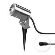 JNR LED Reflektor Ogrodowy IP65 Wodoodporny 5W GU10 3000K Ciepły Biały