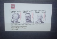 BLOK 137 ** ODZYSKANIE NIEPODLEGŁOŚCI