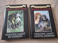 ZAMEK ZŁUDZEŃ+FORTECA LODU I OGNIA - M.LACKEY J.SHERMAN KOMPLET 2 SZT (2)