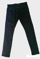 Armani Jeans – Czarne Spodnie Damskie Jeansowe Proste – Rozmiar 31