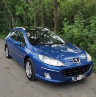 ZDERZAK PRZÓD PEUGEOT 407 Maska Lampa błotnik Klapa drzwi Radio lusterko