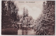WARSZAWA Park Ujazdowski ok.1918r. nakładem K. Wojutyńskiego