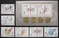 Polska > Zn. 2765 - 70 + Bl. 124 ** ~ Olimpiada - Sarajewo/Los Angeles 1984