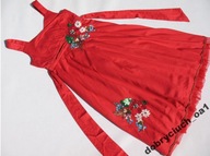 * Sukienka dziewczęca czerwona rozm 140 *Monsoon*