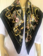 włoska piękna chustka vintage 82x88