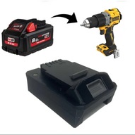 ADAPTER PRZEJŚCIÓWKA Z BATERI MILWAUKEE M18 NA NARZĘDZIA DEWALT 18V XR