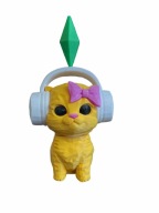 Figurka Tańczący Kot SimsCat TikTok – Druk 3D Kiwająca Głowa