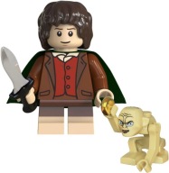KLOCKI FIGURKA FRODO & GOLLUM SMEAGOL LORD OF THE RINGS HOBBIT