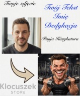 KARYKATURA HOBBY z Twojego Zdjęcia A4 + Ramka Prezent Urodziny