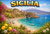 Magnes na Lodówkę - Sycylia