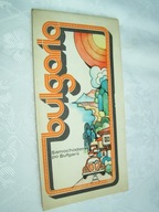 Bułgaria- Samochodem po Bułgarii - mapa lata 80-te