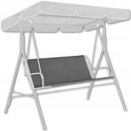 SIEDZISKO DO HUŚTAWKI OGRODOWEJ WYTRZYMAŁY MATERIAŁ PODKŁAD SZARY 114 CM