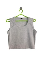 Szary krótki top r. M