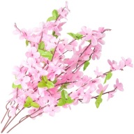 ZESTAW 2szt Forsycja Sztuczna Różowa 50cm Jak Żywa Gałązki do Stroika