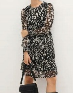 Tanio!_NOWA modna KLASYCZNA sukienka BODYFLIRT_żorżeta WYGODNA z halką_r.46